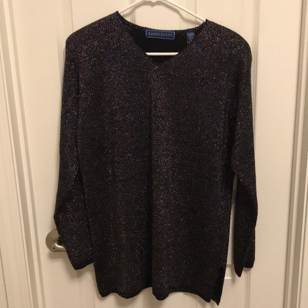 💚2 for $15💚 Karen Scott Sparkly Sweater
